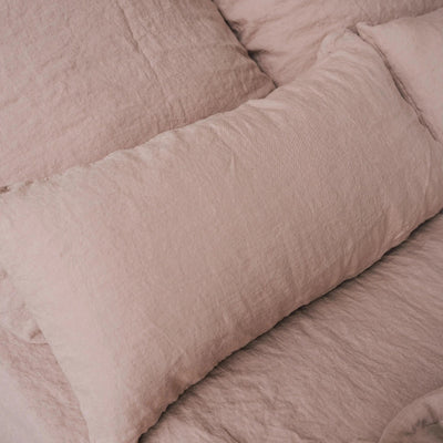 Shop online Classic Linen Bedding Set 200x200 in Coral Tide 5