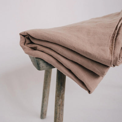 Shop online Classic Linen Bedding Set 200x200 in Coral Tide 7