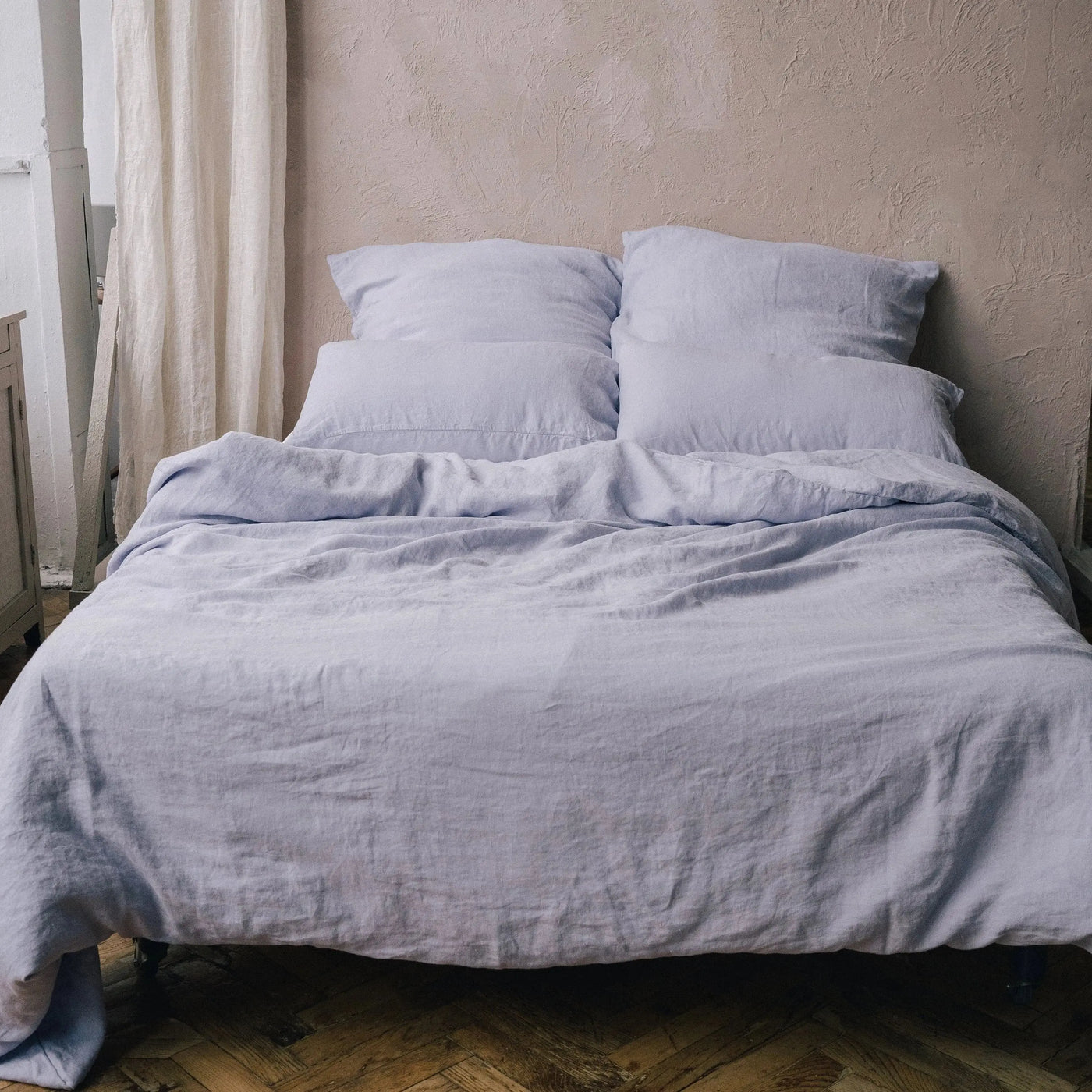 Shop online Dreamy Linen Bedding Set 200x200 in Lavender Flower 3