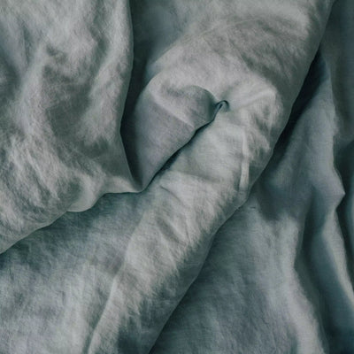 Shop today Premium Linen Duvet Cover in Mint Green 1